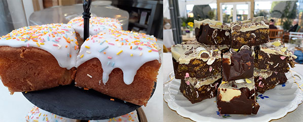 Home make cakes and afternoon tea at garden centre near Canterbury and Whitstable