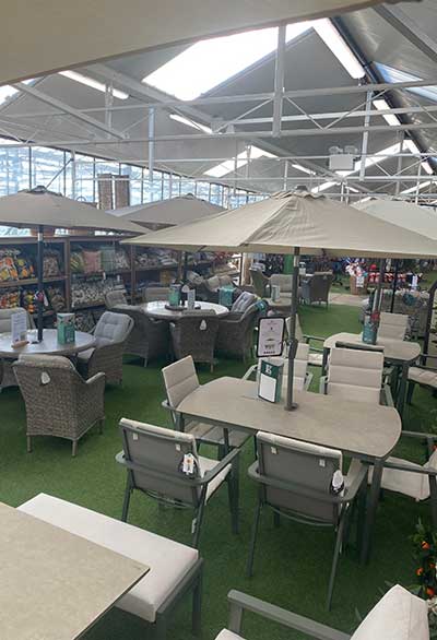 Garden Furniture at Meadow Grange near Whitstable and Canterbury