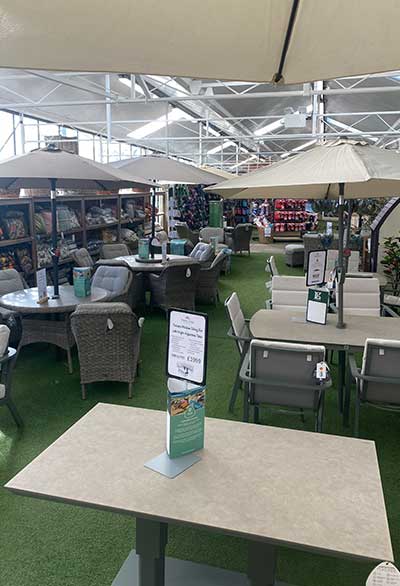 Garden Furniture for sale at Meadow Grange Garden Centre  near Whitstable and Canterbury